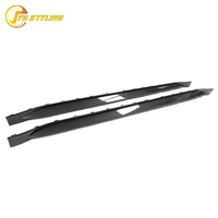 Jupes latérales en fibre de carbone sèche style OE G80 avec clips pour BMW M3 G80, spoiler de jupes latérales de pare-chocs, accessoires extérieurs, kits carrosserie