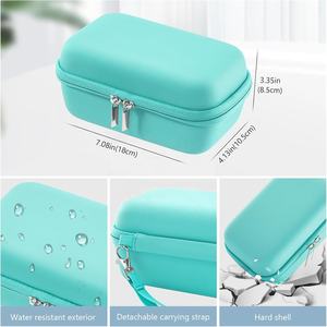 حقيبة سفر إيفا لمجموعة شطف الجيوب الأنفية النيلية ، حقيبة تنظيم تخزين مخصصة لزجاجة شطف الأنف ، عبوات الملح ، وملحقاتها - Product Image 3