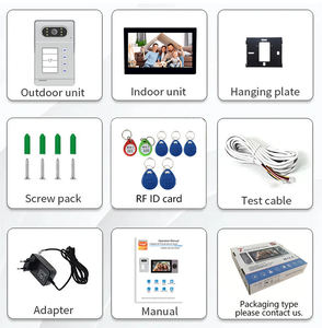 ชุดอินเตอร์คอมวิดีโออัจฉริยะ TUYA สำหรับอาคารอพาร์ทเมนต์ 432 ห้อง ระบบอินเตอร์โฟนวิดีโออัจฉริยะแบบ 4 สาย สำหรับระบบรักษาความปลอดภัยอพาร์ทเมนต์ - Product Image 6