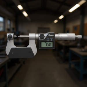 Ttake Digital <b>Micrometer</b> 0-25mm External Metric Threads IP65 Waterproof - Product Image 3