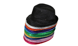 Led nhấp nháy Jazz <span class=keywords><strong>hat</strong></span> giai đoạn khiêu vũ hiển thị ánh sáng lên người lớn trẻ em sequin Jazz <span class=keywords><strong>hat</strong></span> Luminous Fedora <span class=keywords><strong>Hat</strong></span> - Product Image 5