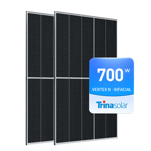 Trina Bảng điều khiển quang điện 132 tế bào bificial kính kép PV mô-đun 675W 680W 685W 690W 695W 700W trina Tấm Pin Mặt Trời kho - Product Image 4