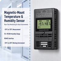 Capteur de température et d'humidité avec écran LCD certifié CE ROHS, modèle SPD-HT485-B, montage mural, RS485 MODBUS-RTU, IP66, OEM 12