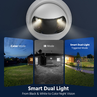 Kit IP ANNKE NVR Audio Bidirectionnel Caméra Réseau Intelligente à Double Éclairage IP67 6MP Double Objectif 180 Degrés Panoramique Tourelle Bullet AI PoE