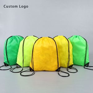 Sac à cordon en polyester/nylon avec logo personnalisé pour événement promotionnel - Product Image 1