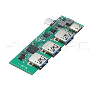 Hytepro PD OTG 4 cổng hub USB 3.0 C Nam để USB Một Nữ PCB bảng mạch sản xuất - Product Image 2