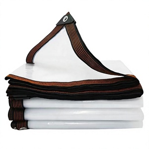 Bâche PE en HDPE laminé, tissu filtrant écologique uni, léger, tissé, imperméable, résistant à la pluie, pour tente extérieure et jardinage - Product Image 2