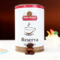 Boîte en fer blanc de qualité alimentaire de 150g et 300g pour café en grains, scellée, de luxe, hermétique, avec bouchon à vis, pour poudre de café, avec impression offset, vente en gros