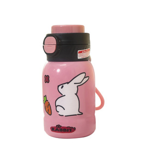 Children's Cartoon Stainless Steel Vacuum <b>Flask</b> With Straw And Lid 316 Back To School Water <b>Bottle</b> For Kids - Product Image 5