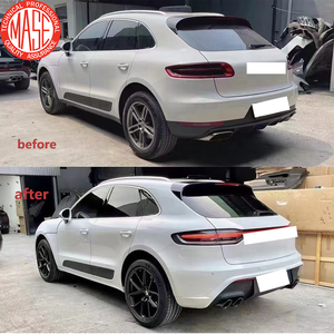 CZJF Parachoques delantero Parachoques trasero Faro trasero Puerta trasera Actualización Bodykit para <span class=keywords><strong>Porsche</strong></span> <span class=keywords><strong>Macan</strong></span> 2014 2015 2016 <span class=keywords><strong>2022</strong></span> 95B.3 Negro T/T - Product Image 2