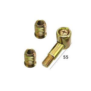 Tùy Chỉnh Vít <span class=keywords><strong>Nut</strong></span> Thép Kẽm Mạ Thùng M2 Vít Brass Đồ Nội Thất Phần Cứng Kit Mở Đóng SS 3/8 Hex Chèn <span class=keywords><strong>Nut</strong></span> - Product Image 4