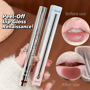 Lápiz Labial Líquido Cappuvini, Resistente a las Manchas, Desprendible, de Larga Duración, Resistente a la Transferencia, Alta Pigmentación, Brillante y Mate - Product Image 4