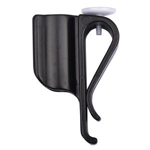 Support de putter personnalisable avec logo, pince de fixation noire pour queue de golf, marqueur de balle, accessoires de rangement en plastique pour clubs de golf - Product Image 2