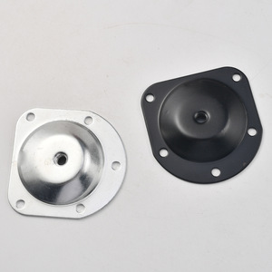Furniture Leg Carbon Steel M6 Round Silver Black Heavy Duty <b>Bed</b> Cabinet Industrial Stamping Part - Product Image 3