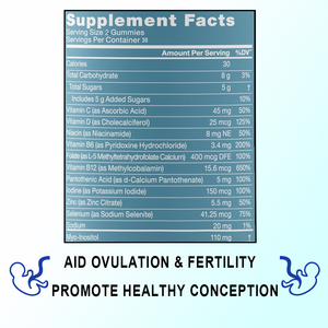 Gomitas de soporte para la fertilidad femenina Gomitas de equilibrio de vitamina <span class=keywords><strong>prenatal</strong></span> de fertilidad de alta calidad - Product Image 2
