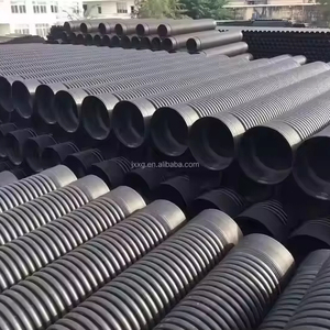 Tubería de Drenaje de Plástico <span class=keywords><strong>Corrugado</strong></span> de Doble Pared de HDPE Perforado de Alta Calidad DN200-DN800mm - Product Image 2
