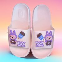 Chaussons d'été pour femmes Cartoon Frog Pantoufles de bain ultra-légères pour l'intérieur et l'extérieur, pantoufles de bain antidérapantes à semelle épaisse pour la maison