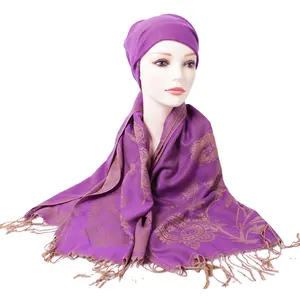 Лидер продаж, 2024 женские шали и обертывания, модные женские хиджаб, палантины, пашмины