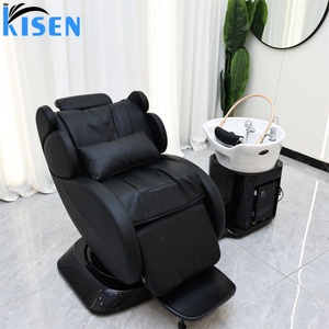 Fauteuil de massage électrique KISEN avec douche cascade pour traitement capillaire, lit de spa pour massage de la tête, lit de lavage de cheveux en option - Product Image 3