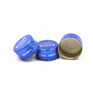 Haute qualité 28mm 38 mm en aluminium <span class=keywords><strong>sacmi</strong></span> ropp TPE doublure BVS 3105 en alliage d'aluminium boissons alcoolisées boissons spiritueuses bouchons à vis en métal - Product Image 5