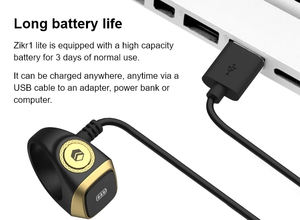 Anello Intelligente Android M02 in Lega Metallica e Plastica, Telecomando Impermeabile IP68, Tasbih Digitale per Musulmani, Contatore Zikr con 5 Orari di <span class=keywords><strong>Preghiera</strong></span> - Product Image 3