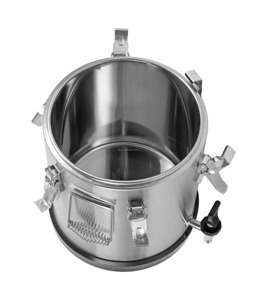 Olla Baño María de Acero Inoxidable de 35L con Doble Pared Aislada, con Grifo y Tapa para Servicio de Alimentos - Product Image 2