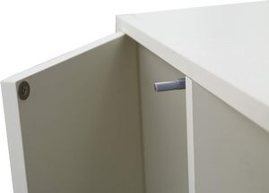 Soporte de <span class=keywords><strong>TV</strong></span> de entretenimiento moderno de mediados de siglo, <span class=keywords><strong>mesa</strong></span> de consola de <span class=keywords><strong>TV</strong></span> de <span class=keywords><strong>55</strong></span> pulgadas con diseño minimalista y estantes de almacenamiento para sala de estar - Product Image 4