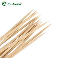 Lot de brochettes de barbecue jetables en bambou de 15 cm, 18 cm, 25 cm pour grillades de kabobs – Prix usine, commande en gros