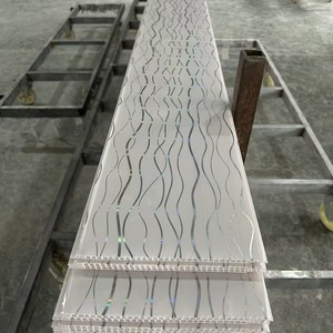 Panneau de <span class=keywords><strong>plafond</strong></span> en PVC <span class=keywords><strong>Plafond</strong></span> ignifuge et imperméable <span class=keywords><strong>au</strong></span> design moderne - Product Image 1