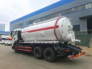 Camión de Succión de Aguas Residuales Dongfeng 6x4 para Saneamiento Municipal, Vehículo Profesional de Succión para Dragado de Tanques Sépticos y Tuberías Urbanas - Product Image 4