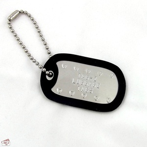 2023 tốt nhất bán độc đáo Mã thép không gỉ khắc Dog Tag - Product Image 3