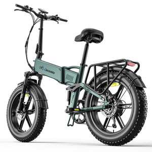 Folding Aluminum <b>Frame</b> <b>Fat</b> Tire <b>Ebike</b> 20"4.0 Full Suspension Electric Bike 250W 55Nm Motor 48V13Ah Battery Hydraulic Brake - Product Image 6