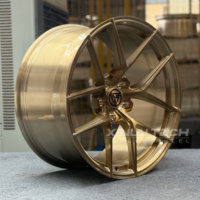 Ruedas Forjadas Monobloque de Diseño Personalizado XINLAI en Color Oro Champán, 19 Pulgadas, 5x120, 5x112, 5x114.3 para BMW, Audi y Mercedes-Benz