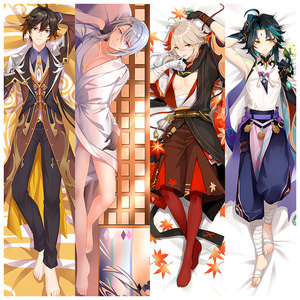 Funda <span class=keywords><strong>de</strong></span> Almohada Dakimakura Personalizada <span class=keywords><strong>de</strong></span> Genshin Impact, Funda <span class=keywords><strong>de</strong></span> Almohada Larga y Suave con Estampado <span class=keywords><strong>de</strong></span> <span class=keywords><strong>Anime</strong></span> <span class=keywords><strong>Sexy</strong></span> - Product Image 4