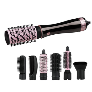 <span class=keywords><strong>Brosse</strong></span> à air chaud électrique NB WIDE DC multi-usage détachable et interchangeable 7-en-1 pour le lissage et le séchage des cheveux - Product Image 1