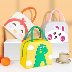 Fashion Insulated box Children's lunch package Student lunch bag aluminum foil insulated cooler bag lightweight kids lunch bag