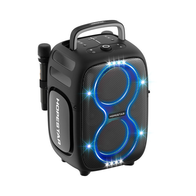 HOPESTAR PARTYONE CLUB 650W Party Speaker 5.4 Portable PA Speaker With Wireless Dual Microphones RGB IPX6 36000mAh
