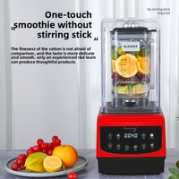 Machine à slush commerciale entièrement automatique, machine à glace pilée pour bubble tea, mixeur-blender domestique haute vitesse 2L