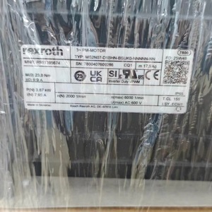 Motor Rexroth MS2N07 D1BHN BSUK0 NNNN 48 V CC 100 W IP65 con Controlador - Product Image 2
