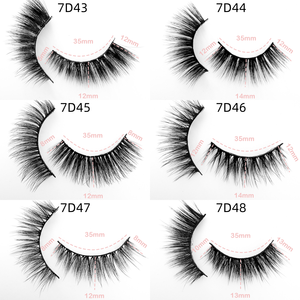 Bán buôn Fluffy khối lượng lông mi giả với quyến rũ wispy xoăn lông mi 5 cặp gói đầy đủ dải lông mi - Product Image 4