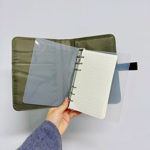 Carnet à spirales personnalisé, tissu <span class=keywords><strong>Oxford</strong></span> imperméable, bloc-notes à feuilles mobiles, couverture de carnet à spirales amovible, pour cadeau - Product Image 2
