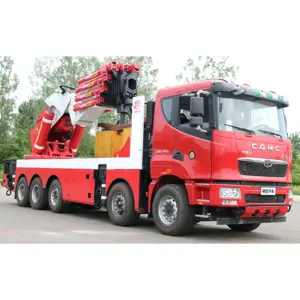 2021 CAMC 5 Assi Knuckle Braccio Telescopico Cargo Truck Gru con 100 200 Ton di Sollevamento Idraulico per la Vendita