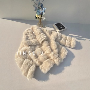 Cappotto in Pelliccia Sintetica Senza Collo Corto da Donna, Top Vintage Slim Autunnale Ecologico Popolare Vendita <span class=keywords><strong>Online</strong></span> all'Ingrosso - Product Image 4