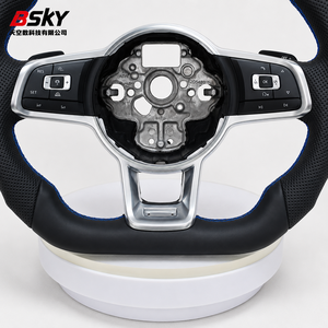 Convient au volant <span class=keywords><strong>sport</strong></span> en cuir de haute qualité de Volkswagen CC Magotan Golf 6 7 MK7 MK6 Lavida Passat GTI Tiguan - Product Image 3