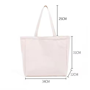 Bolsa de Compras Personalizada Reutilizable Verde con Logotipo Impreso, Bolsa de Lona Resistente Negra Plegable Marrón para Supermercado - Product Image 1