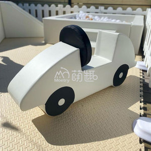 मोएट्री शुद्ध सफेद सॉफ्टप्ले सेट इनडोर बच्चों को किराये पर जन्मदिन के लिए नरम खेल उपकरण - Product Image 6