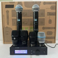 Système de microphone sans fil UHF SLXD4D+ SLXD4D SLXD4 avec Beta58A Beta87A KSM9 KSM11 pour la scène et l'usage vocal