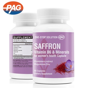 Produsen Suplemen Kesehatan Wanita Magnesium Glycinate Vitamin B6 Zinc Saffron <span class=keywords><strong>Chasteberry</strong></span> Kapsul - Product Image 2
