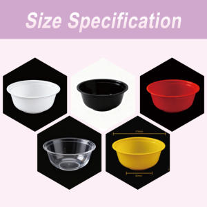 Tazones Desechables de Plástico <span class=keywords><strong>PP</strong></span> de Grado Alimenticio Xinbang para Comida para Llevar en Restaurantes - Product Image 4