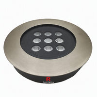 Lumière encastrée LED anti-éblouissement, design ultra-plat, couvercle en acier 304 316L, base en aluminium moulé sous pression, lumière de sol étanche
